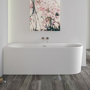 KNIEF Fresh Right Ванна пристенная, угол слева, 180х80х60см, цвет: белый фото