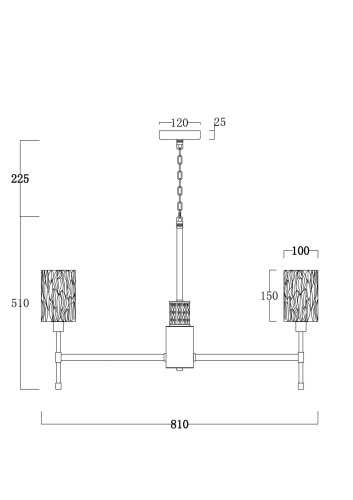 Люстра Freya FR5133PL-08CH фото 2