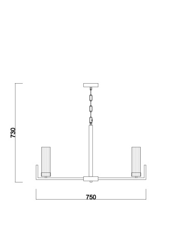 Подвесной светильник Freya FR5214PL-08BS фото 3