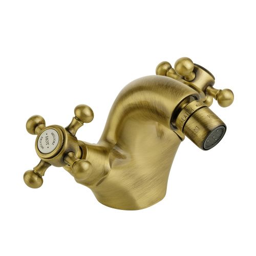 Смеситель для биде Migliore Lady, бронза 18808