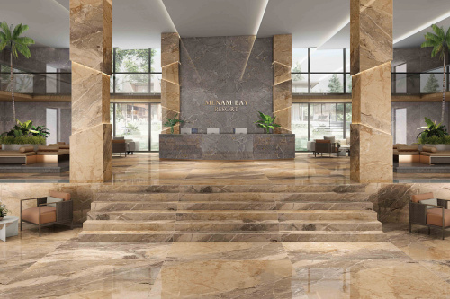 Керамогранит Creto MPL-057488 Breccia Oniciata 80х160 фото 2