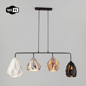 Подвесной светильник Eurosvet 50090/4 черный Smart фото