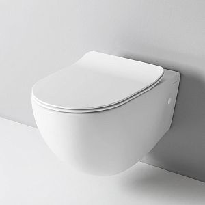 Artceram FILE 2,0  Унитаз подвесной безободковый 36х52 см, с креплениями, цвет: белый матовый фото