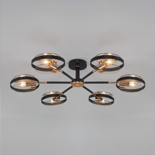 Люстра на штанге Eurosvet 70121/6 черный