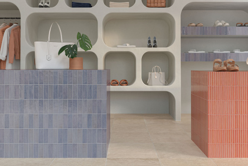 Керамическая плитка WOW Colour Notes 133163 Bars Rosemist 12х12,5 фото 2