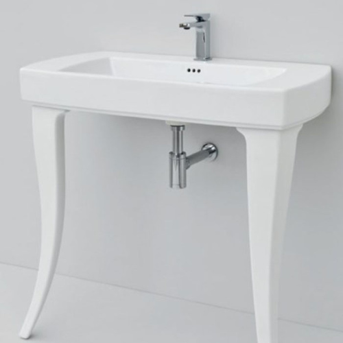 Artceram JAZZ Раковина 91,5х48 см, 1 отв,, цвет: белый