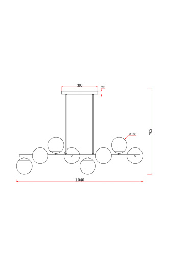 Подвесной светильник Freya FR5199PL-08BS фото 2