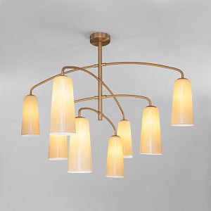 Люстра на штанге Eurosvet 70137/8 латунь фото