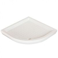 Поддон душевой Migliore, угловой низкий R90хH07 см, керамика ML.PDA-28.400.BI фото