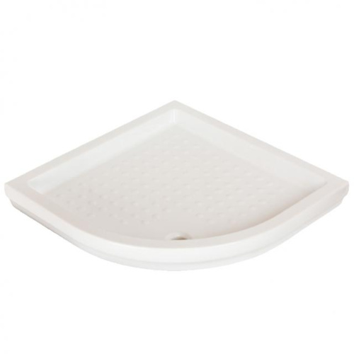 Поддон душевой Migliore, угловой низкий R80хH07 см, керамика ML.PDA-28.390.BI