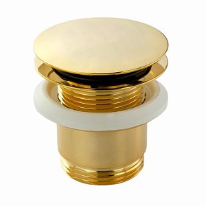 Донный клапан Migliore Ricambi "click-clack", 1"1/4 без перелива, золото 17961 фото