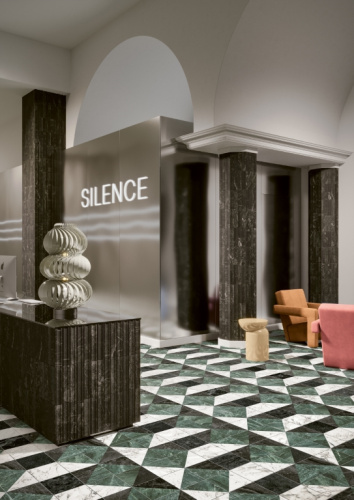 Керамогранит 41ZERO42 Dandy 4101203 Flag Green Black 18,6х18,6 фото 2