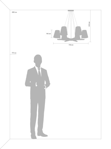 Подвесной светильник Freya FR8019PL-06W фото 7