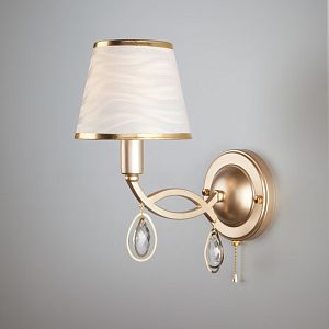 Бра Eurosvet 60091/1 перламутровое золото фото