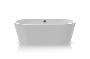 Knief Neo Ванна отдельностоящая 170x80x60см, с экраном, с щелевым переливом, цвет: белый фото