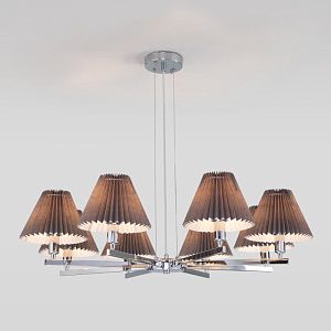 Подвесная люстра Eurosvet 60136/8 хром/графит фото