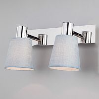 Бра Eurosvet 20080/2 хром/голубой фото