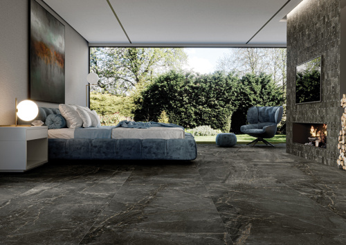 Керамогранит Cerdomus 83343 Sybil Black Levigato 60x120 фото 2