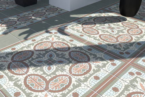 Керамогранит Revoir Paris Bel Histoire VVS1515_040 Gilbert Ligne 15x15 фото 2