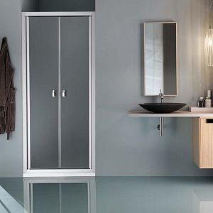 SAMO Europa Душевая дверь 86-92х200см,, профиль хром, прозрачное стекло фото