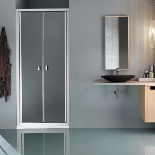 SAMO Europa Душевая дверь 86-92х200см,, профиль хром, прозрачное стекло