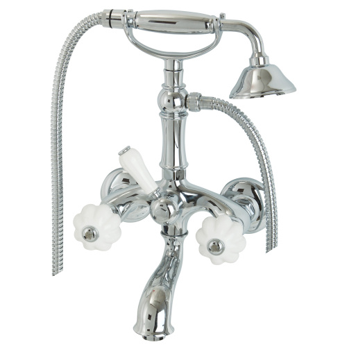 Смеситель для ванны Migliore Olivia внешний, белый/хром 19004