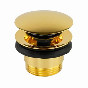 Донный клапан Migliore Ricambi "click-clack", универсальный, золото 31775 фото