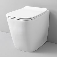 Artceram A16 Унитаз напольный Rimless 36х52 см, цвет: матовый белый фото