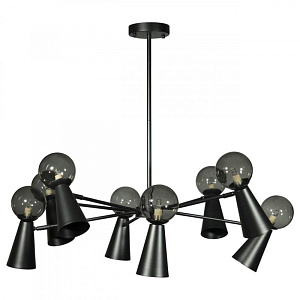 Люстра на штанге LOFT IT 10046/8 Black фото