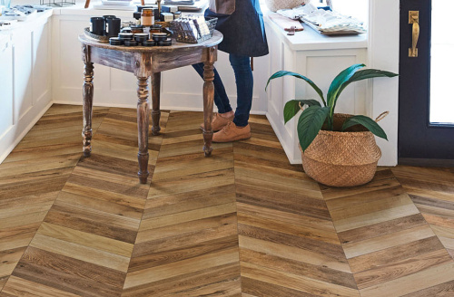 Керамогранит M0MM Treverksoul Brown Chevron 11х54 фото 2