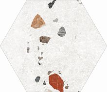 Керамогранит Codicer Sonar White Hexagonal 22x25 фото