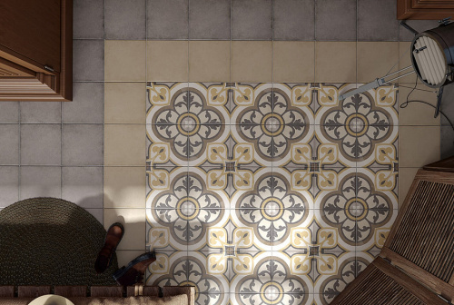 Керамогранит 24390 Art Nouveau Biscuit 20х20 фото 2