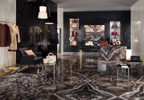 Керамогранит AOSG Marvel Black Atlantis Lappato 120x278 фото 2