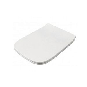 Artceram A16 Сиденье для унитаза, микролифт, цвет: белый матовый/хром фото