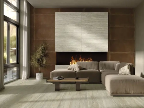 Керамогранит MGM Ceramiche Travertino Vein Cut TRAAVO60120 Avorio 60x120 фото 2