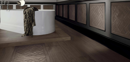 Керамогранит Casalgrande Padana Tavolato Marrone Scuro 15x91 фото 2