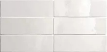 Equipe Artisan Настенная керамическая плитка White 6.5x20 глазурованный глянцевый фото