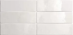 Equipe Artisan Настенная керамическая плитка White 6.5x20 глазурованный глянцевый фото