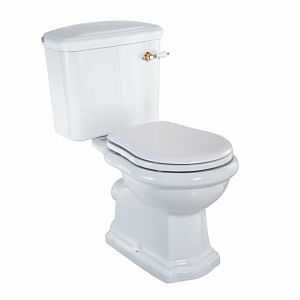 Комплект Migliore Bella унитаз моноблок выпуск в стену, бачок с ручкой золото, белый (без крышки) 31100 фото