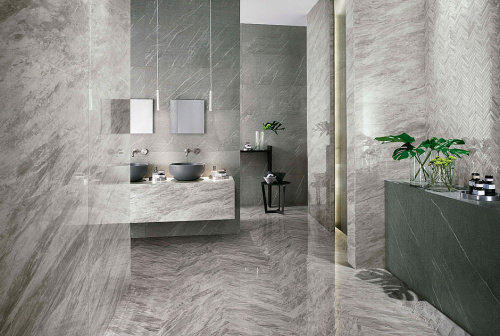 Керамогранит AZNJ Marvel Bardiglio Grey Lappato 75x75 фото 2