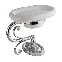 Мыльница Migliore Edera настольная, керамика/хром 16920 фото