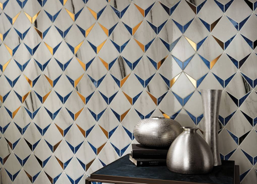 Мозаика 9MDN Marvel Diamonds Bianco Ultramarine 35,8x32,9 фото 2