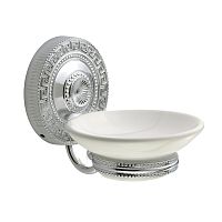 Мыльница Migliore Montecarlo настенная, керамика белая/хром 31513 фото