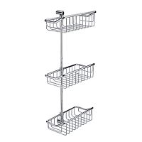 Решетка тройная Migliore Complementi L26xP15xH60 см, хром 22041 фото