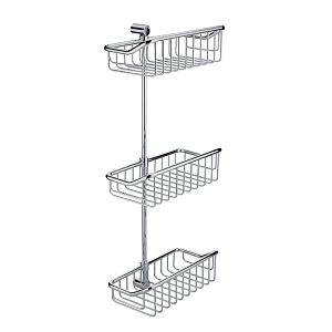 Решетка тройная Migliore Complementi L26xP15xH60 см, хром 22041 фото