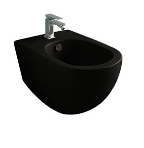 Artceram FILE 2,0  Биде подвесное 36х52 см, с креплениями, с 1 отв под смеситель, цвет: черный фото