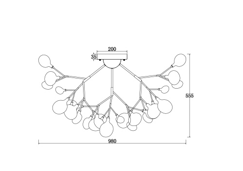 Потолочный светильник Freya FR5049CL-36B фото 4