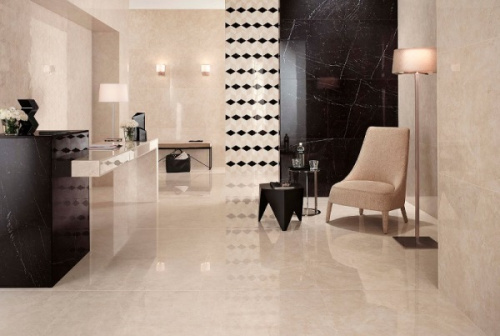 Керамогранит AZQW Marvel Nero Marquina 60x60 фото 2