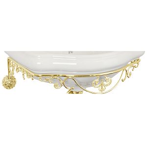 Консоль Migliore Bella подвесная 55 см ажурная, золото 20724 фото