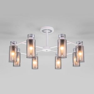 Люстра на штанге Eurosvet 70115/8 белый фото